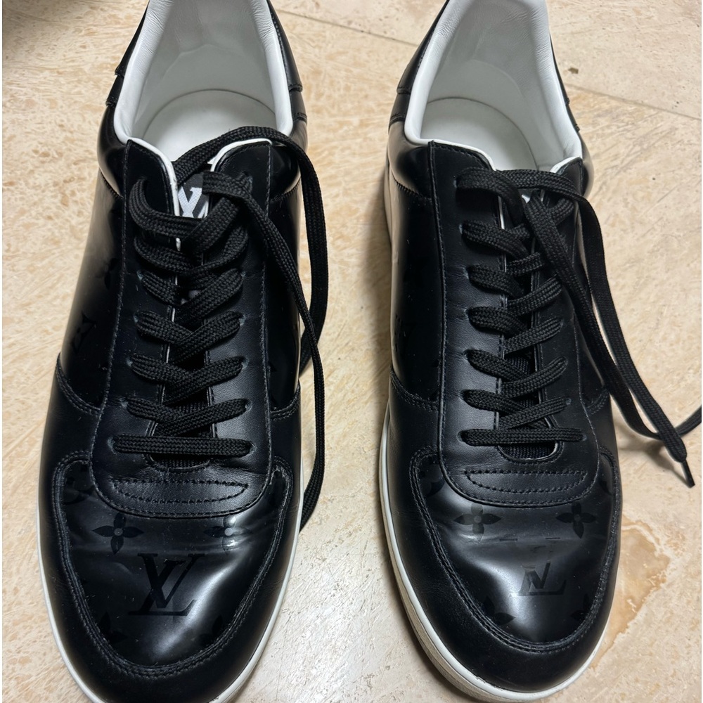 Louis Vuitton Black and White Sneakers